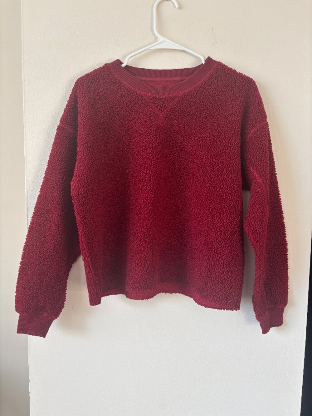American Eagle Red Cropped Sweater - Size XS